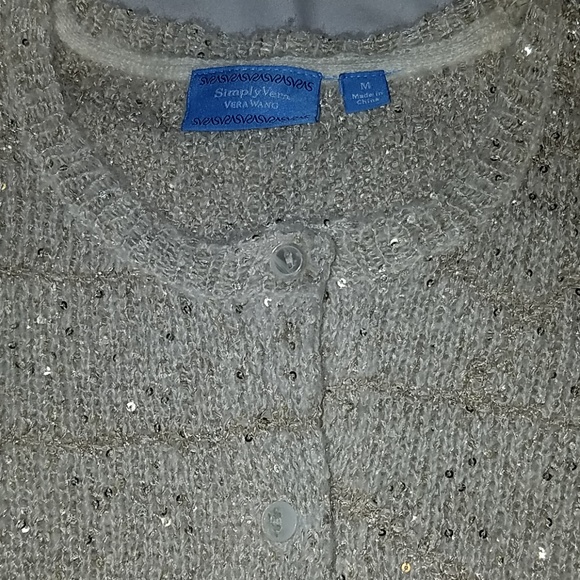 SPARKLE w/VERA WANG sweater - Picture 3 of 3
